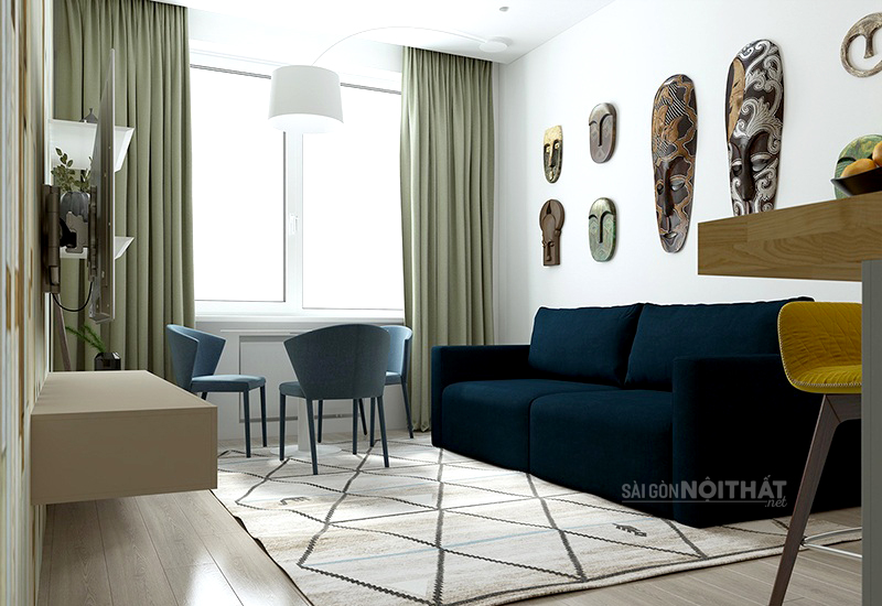 Thiết kế nội thất căn hộ Masteri Thảo Điền 54m2
