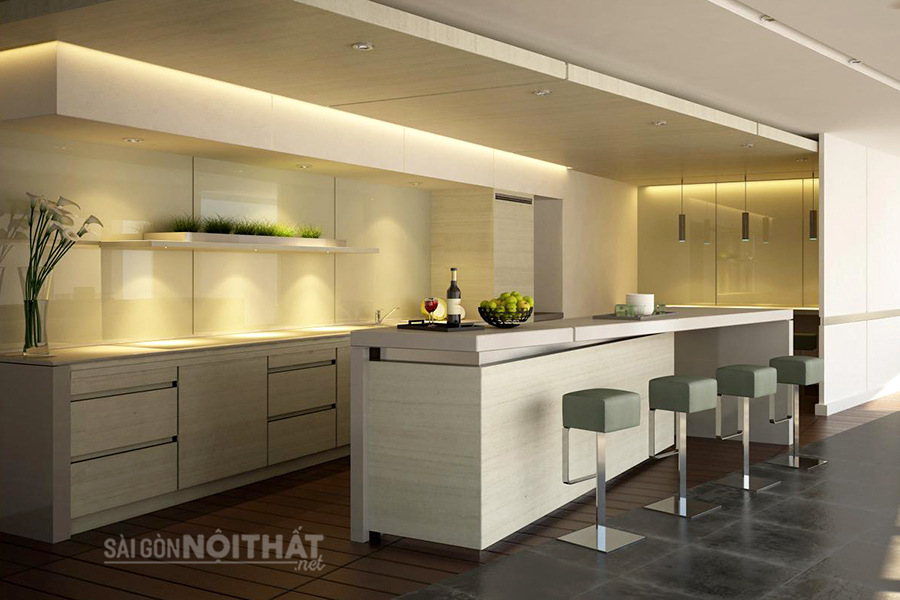 Thiết kế quầy bar mini trong căn bếp nh&agrave; bạn