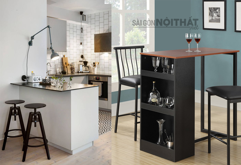 Thiết kế quầy bar mini trong căn bếp nh&agrave; bạn